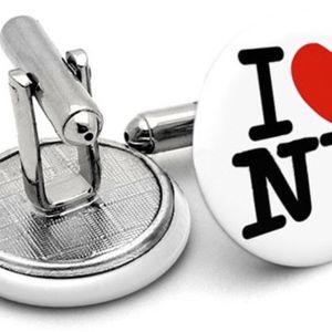 Men’s Cufflinks " I LOVE NEW YORK "